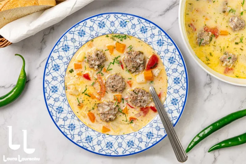 Fleischbällchensuppe